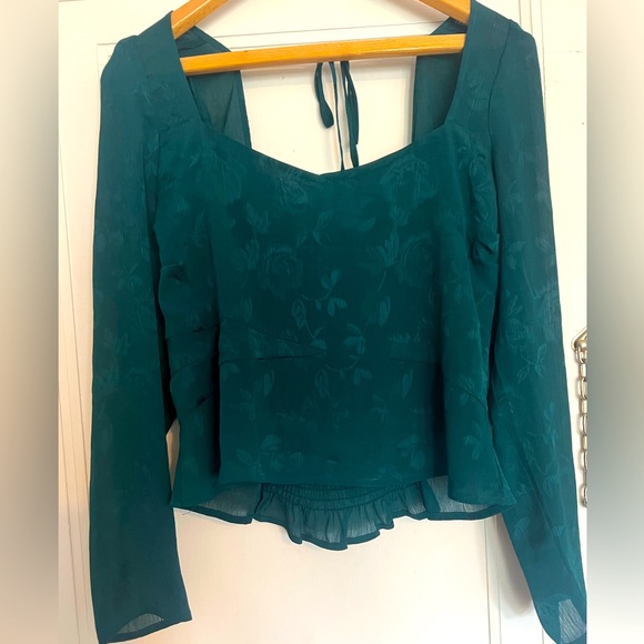 Gauzy floral top - Picture 1 of 9